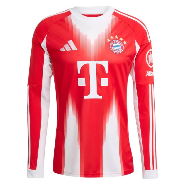 2025-2026 Bayern Munich Long Sleeve Home Shirt (Olise 17)-SoccerKits Hub | Buy Soccer Jerseys Online